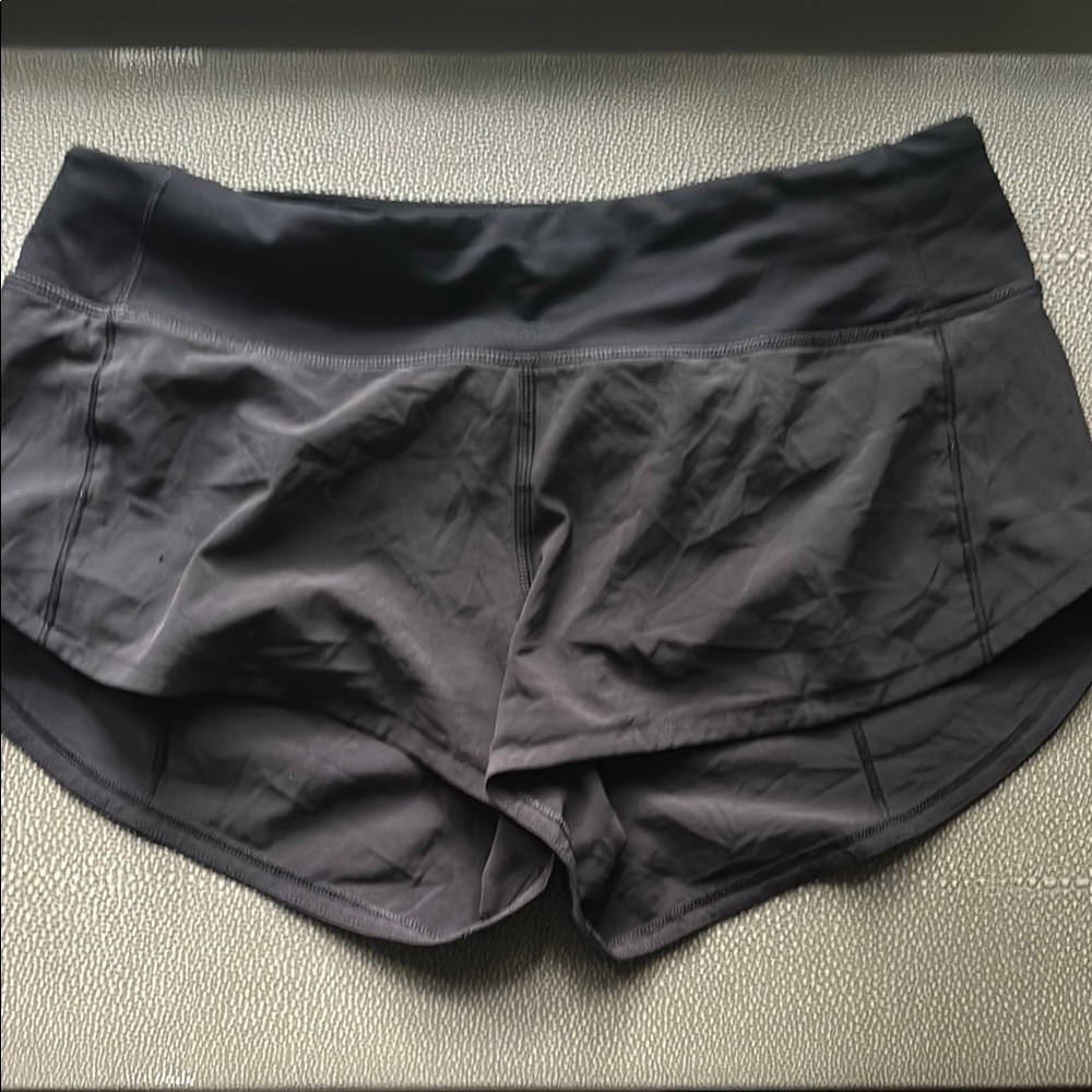 Lululemon Speedup Black Shorts